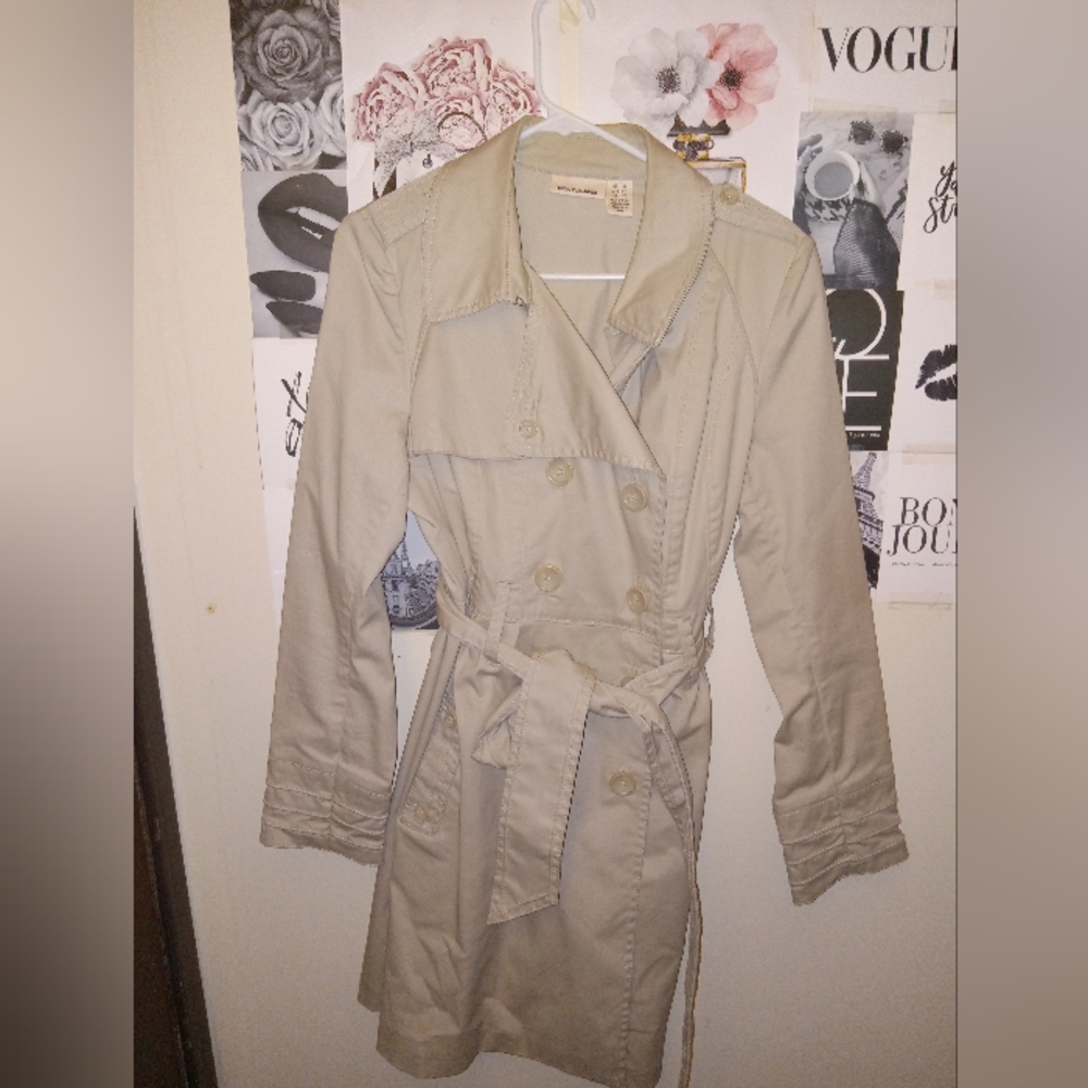 DKNY trench coat.